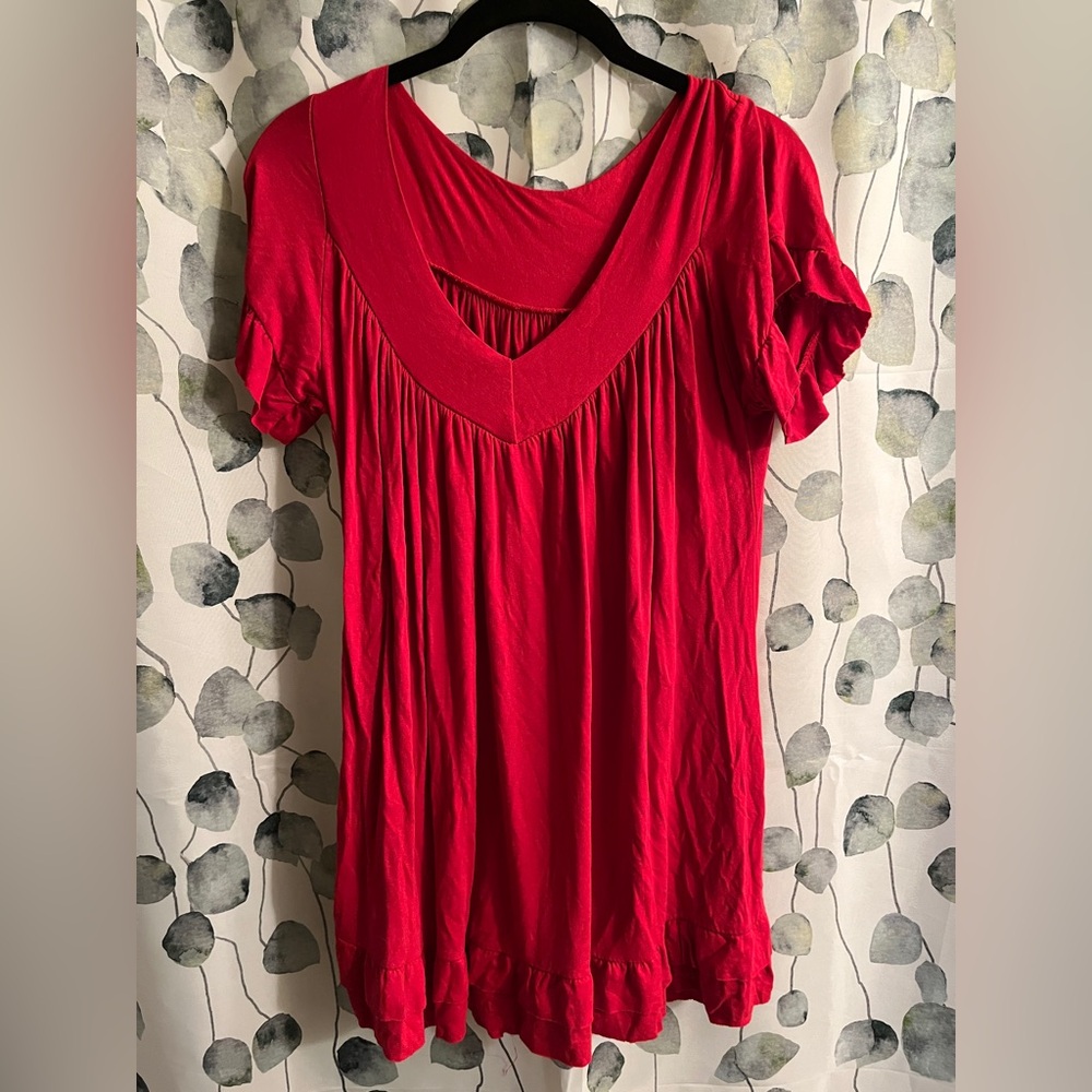 Red Women's Top - Size 2XL